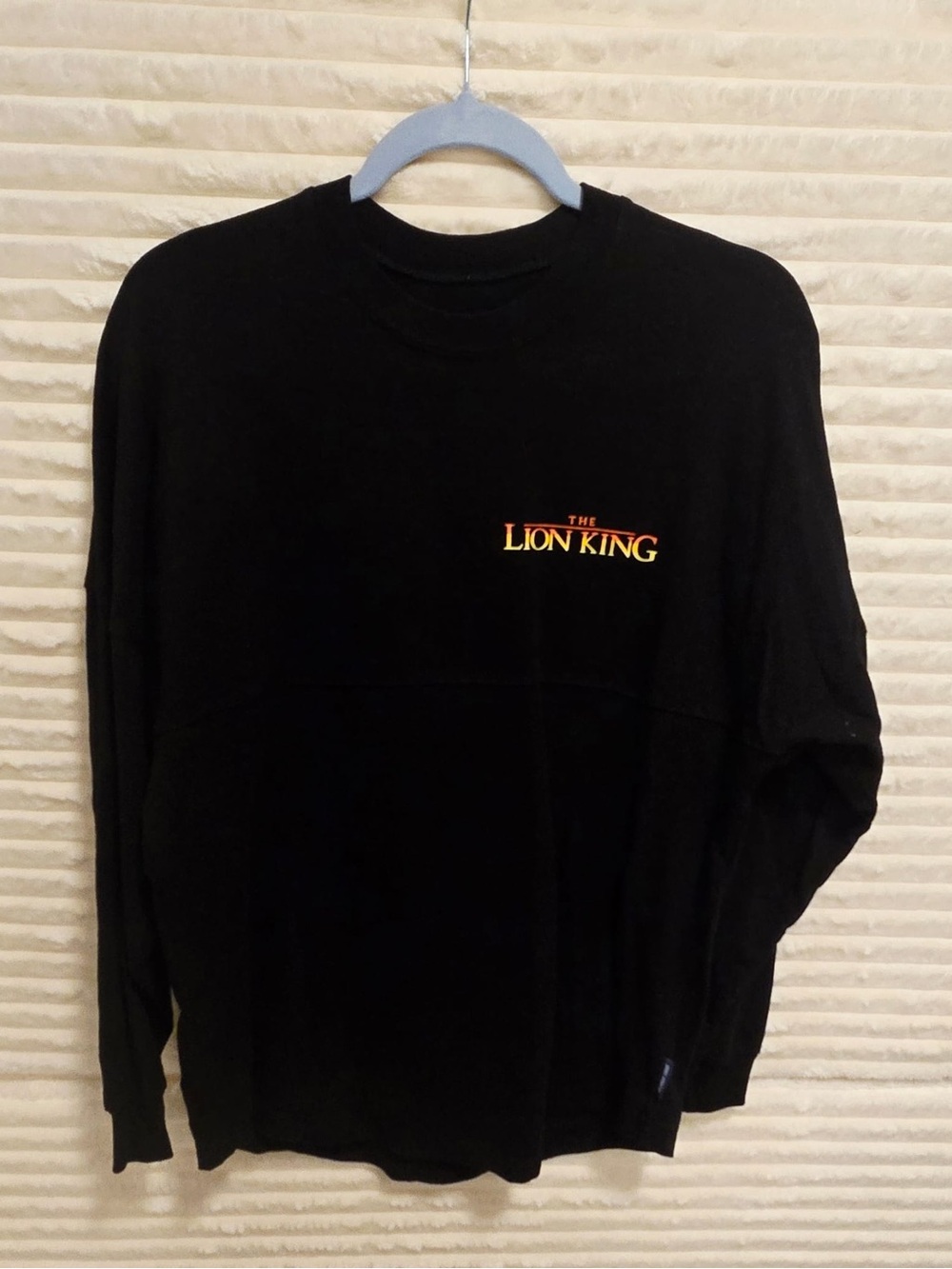 Disney The Lion King Black Long Sleeve Jersey with Yellow/Red Logo
